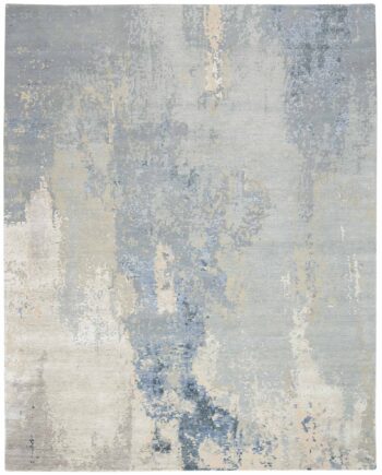 Nourison tapet Silk Shadows SHA21 BLUSK BLUE SKY 8X10 099446020628