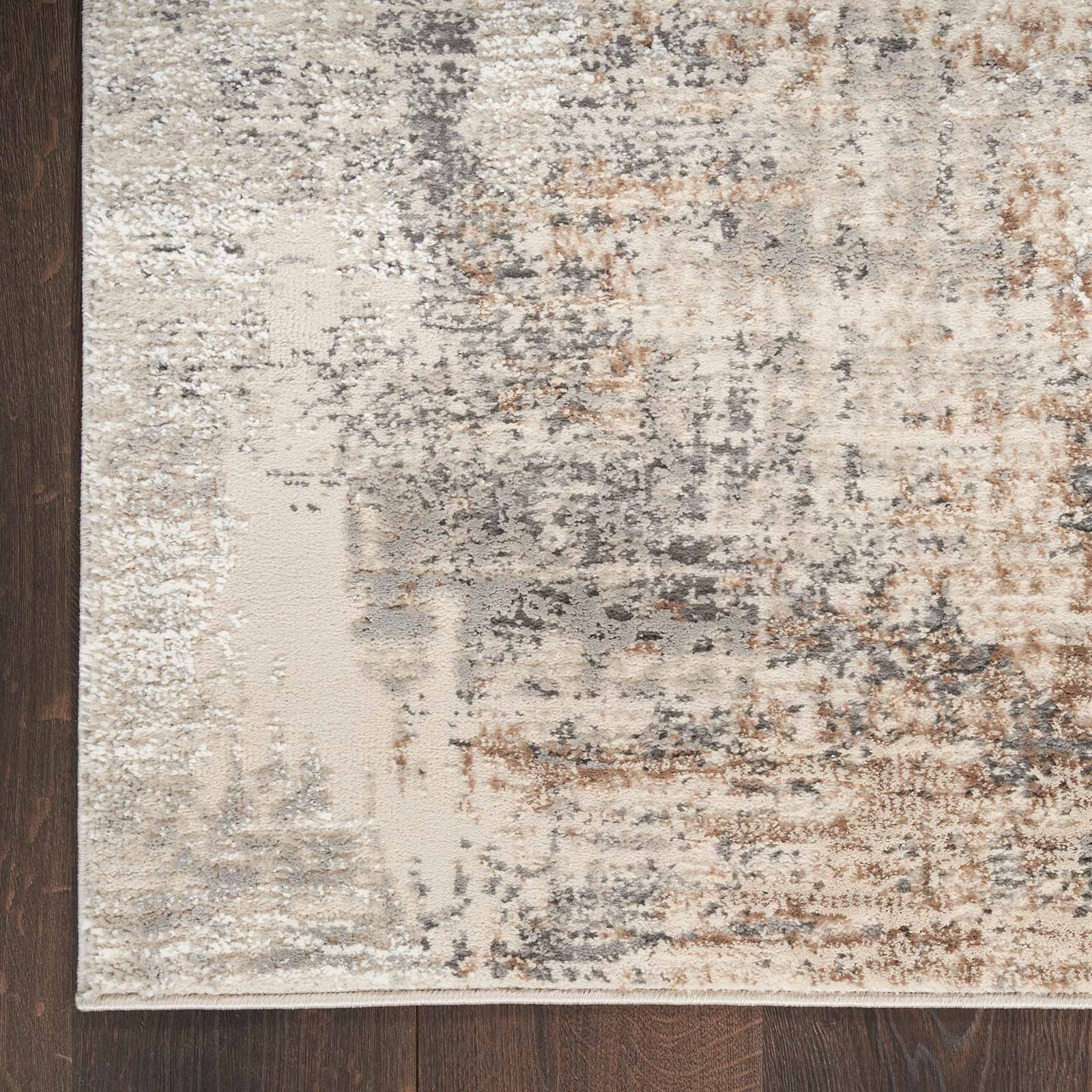 Nourison tapet Sustainable Trends SUT04 BGEGY BEIGE GREY 5x7 099446954305 corner