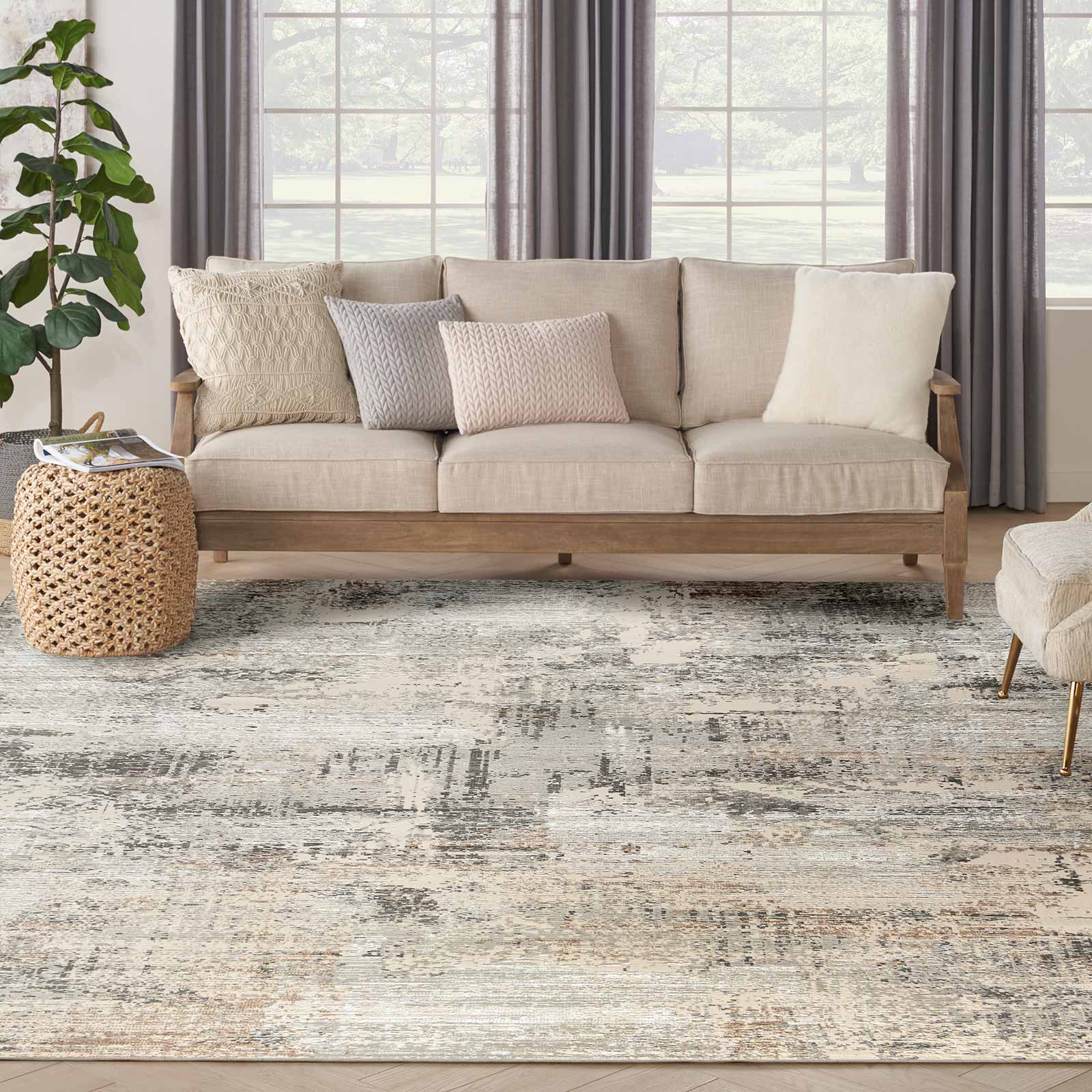 Nourison tapet Sustainable Trends SUT04 BGEGY BEIGE GREY 9x12 099446954336 interior 3