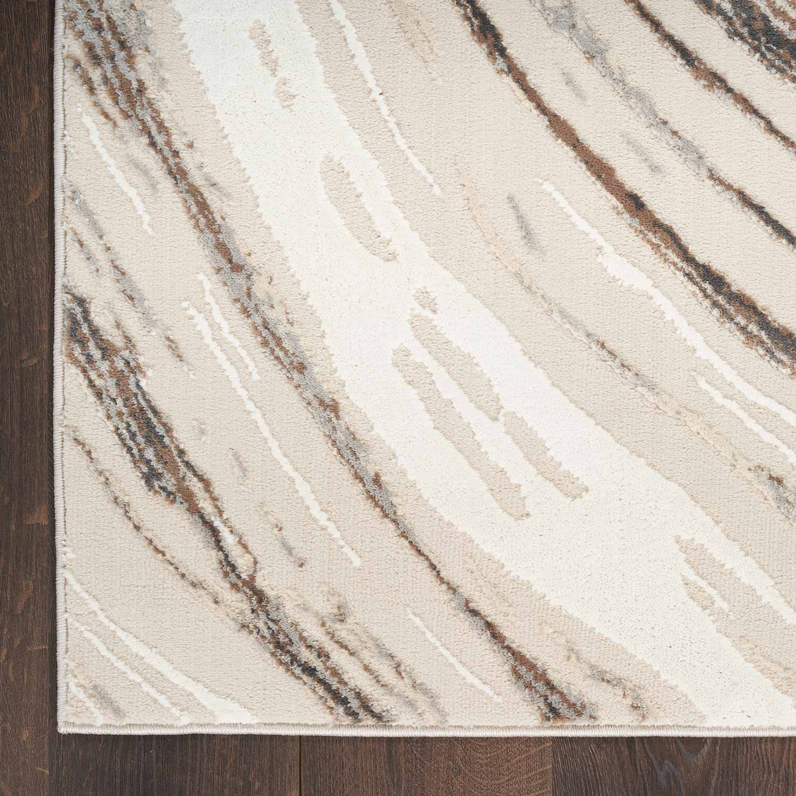 Nourison tapet Sustainable Trends SUT05 BGEGY BEIGE GREY 5x7 099446954350 corner