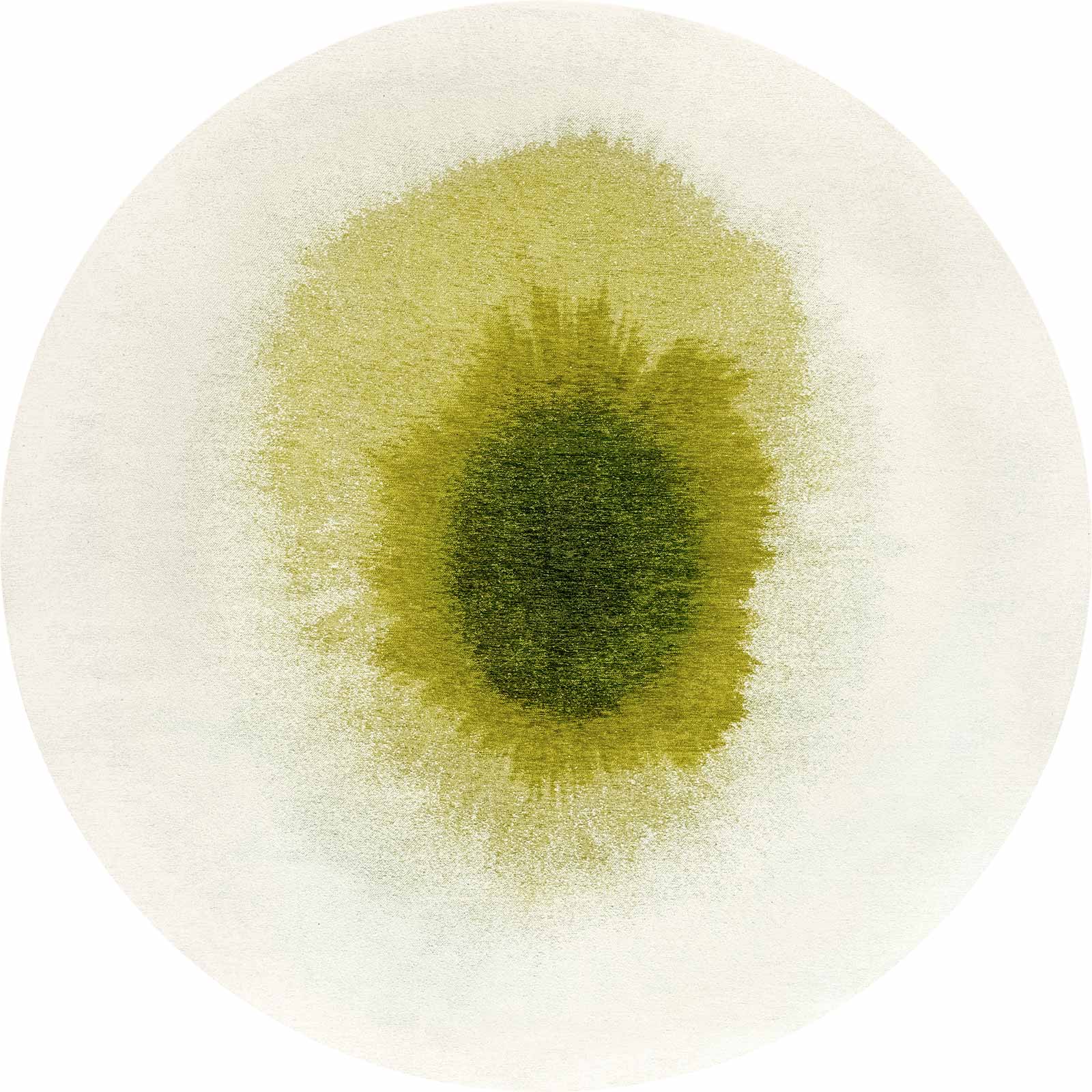 Louis De Poortere tapet Meditation 2105 Drop Green Pepper round 1